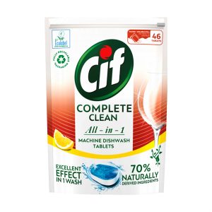 Cif Complete Clean All In 1 Ταμπλέτες Πλυντηρίου 46 τεμάχια