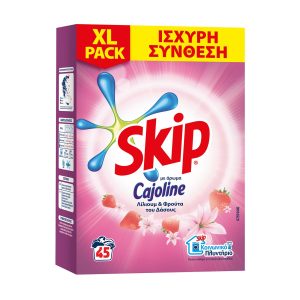 Skip Cajoline Λίλιουμ & Φρούτα Δάσους Σκόνη Πλυντηρίου 45 μεζούρες 2,925 Kg