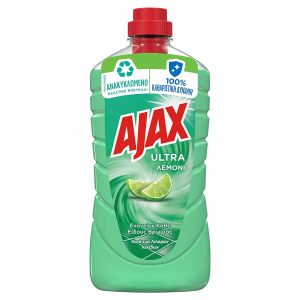 Ajax Ultra Λεμόνι Υγρό Καθαριστικό 1lt