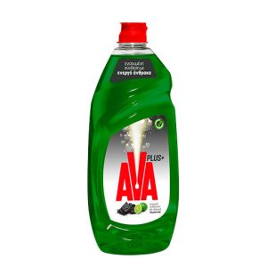 Ava Plus Πράσινο Λεμόνι & Ενεργός Άνθρακας Υγρό Πιάτων 900ml