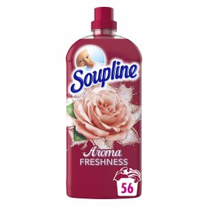 Soupline Τριαντάφυλλο Συμπυκνωμένο Μαλακτικό Ρούχων 56 μεζούρες 1,3 lt