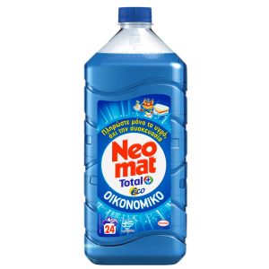 Neomat Total Eco Υγρό Πλυντηρίου 24 μεζούρες 1,2lt
