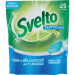 Svelto Tutto in 1 Ταμπλέτες πλυντηρίου Πιάτων 25 τεμάχια