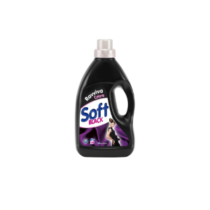 Soft Υγρό Πλυντηρίου για Μαύρα 16 μεζούρες 1 lt