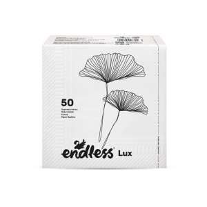 Endless Χαρτοπετσέτες Lux λευκές Πολυτελείας 50 τεμάχια