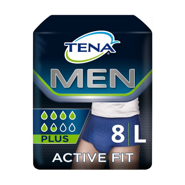Tena Men Active Fit Pants Εσώρουχα Ακράτειας Plus Large 8 τεμάχια