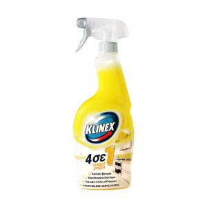Klinex 4 σε 1 Πολυκαθαριστικό Spray Λεμόνι 750 ml