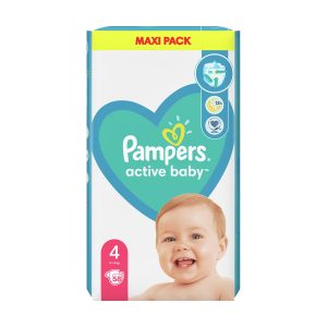 Pampers Active Baby Πάνες Νο4 9-14kg 58 τεμάχια