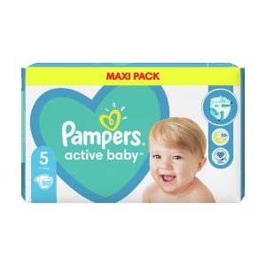 Pampers Active Baby Πάνες Νο5 11-16kg 50 τεμάχια