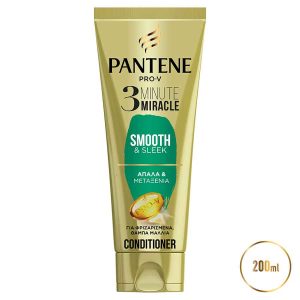 Pantene Pro-V Smooth & Sleek 3' Για Φριζαρισμένα Θαμπά Μαλλιά Conditioner 200ml.