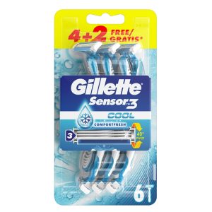 Gillette Sensor 3 Cool Ξυραφάκια 4+2 τεμάχια