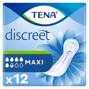Tena Discreet Σερβιέτες Ακράτειας Maxi 12 τεμάχια