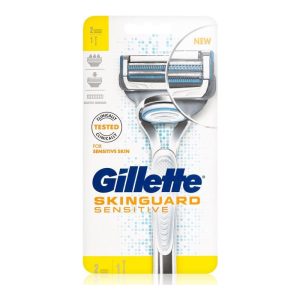 Gillette Sensitive Skinguard Ξυριστική Μηχανή + 2 Ανταλλακτικά