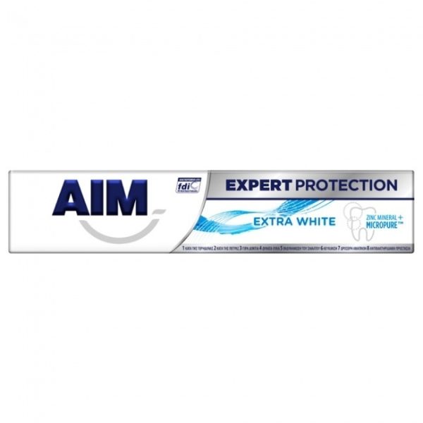 Aim Expert Protection Extra White Οδοντόκρεμα 75ml