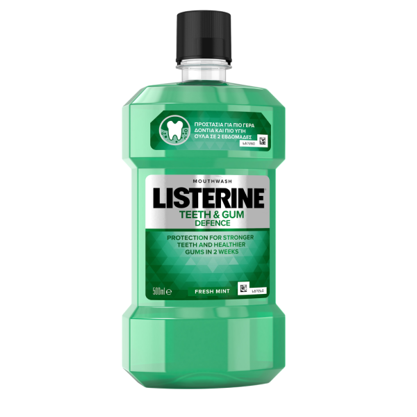 Listerine Teeth & Gum Defence Στοματικό Διάλυμα 500 ml