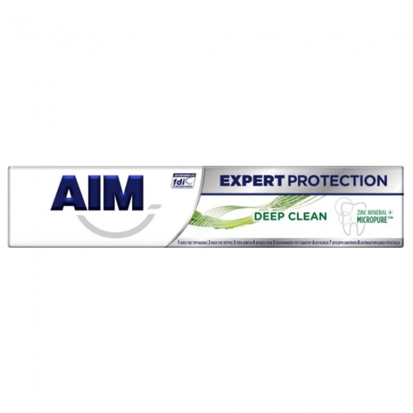 Aim Expert Protection Deep Clean Οδοντόκρεμα 75ml