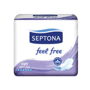 Septona Feel Free Night Σερβιέτες 8 τεμάχια