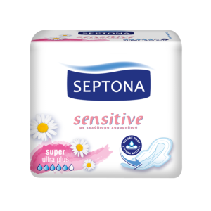 Septona Sensitive Super Σερβιέτες 8 τεμάχια