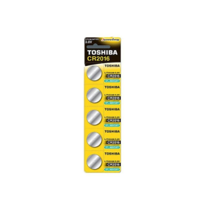 Toshiba Lithium CR2016 CP-5C Μπαταρίες 5 τεμάχια