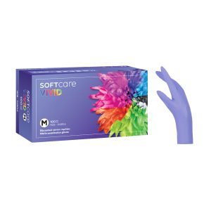 Soft Touch Vivid Γάντια Νιτρηλίου Μώβ Χωρίς Πούδρα L 100